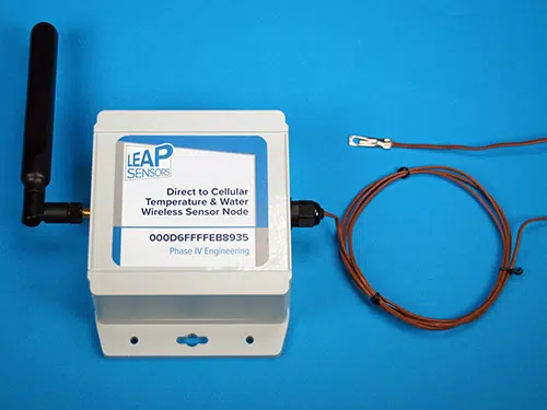 Industrial Grade Wireless Flood Sensor / Temperature Sensor - Cellular  Connection - Phase IV Engineering Inc.