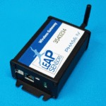 wireless sensor gateway from leap sensors angle view showing end