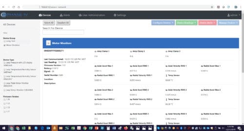 screen shot motor monitor