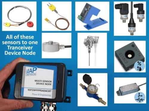 Industrial Grade Wireless Temperature Sensor, 1 to 9 PT100 Thermowell