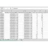screen shot of excel spreadsheet showing data report from production count and timer sensor