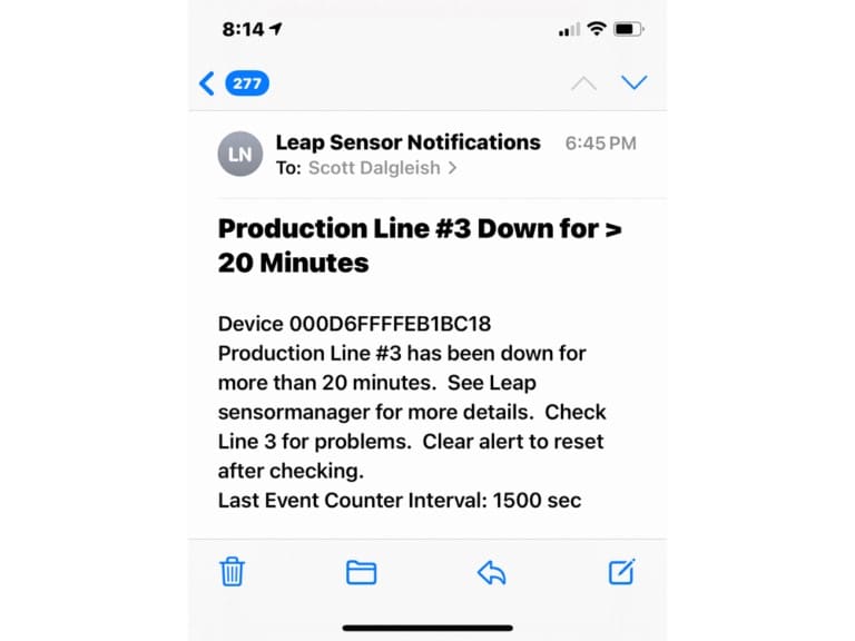 Industrial Grade Production Count Sensor with Manufacturing Downtime ...