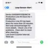 wireless sensor production counter and downtime timer