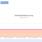 wireless crack sensor graph screen shot