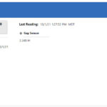 wireless crack sensor software screen shot