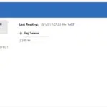 wireless crack sensor software screen shot