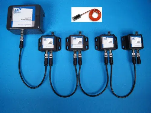 Wireless Strain Sensor multiple w weld on gage