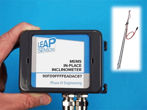 wireless inclinometer in place mems