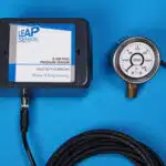 wireless pressure sensor with gauge