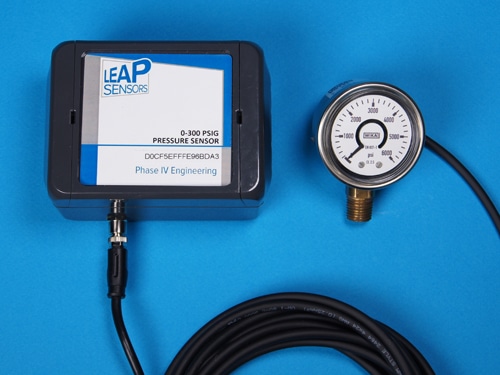 wireless pressure sensor with gauge