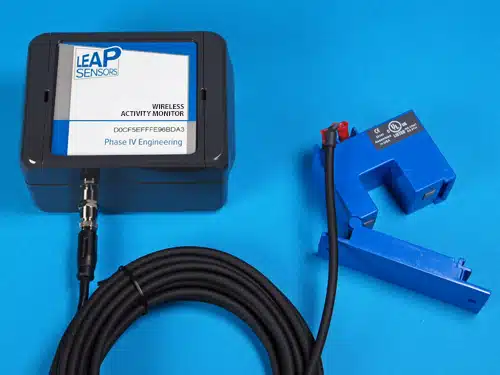 wireless sensor machine activity and downtime and machine utilization