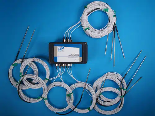 wireless multi temperature sensor RTD PRT