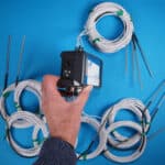 wireless temperature sensor w 12 sensors PRT RTD