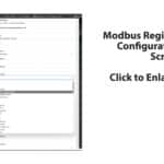 Modbus RTU Config Screen