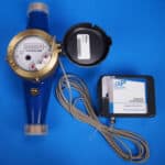wireless flow sensor in-line pulse counter