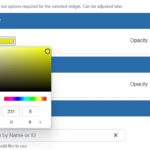 custom widget color