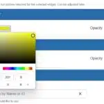 custom widget color