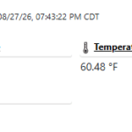 Humidity Temp data